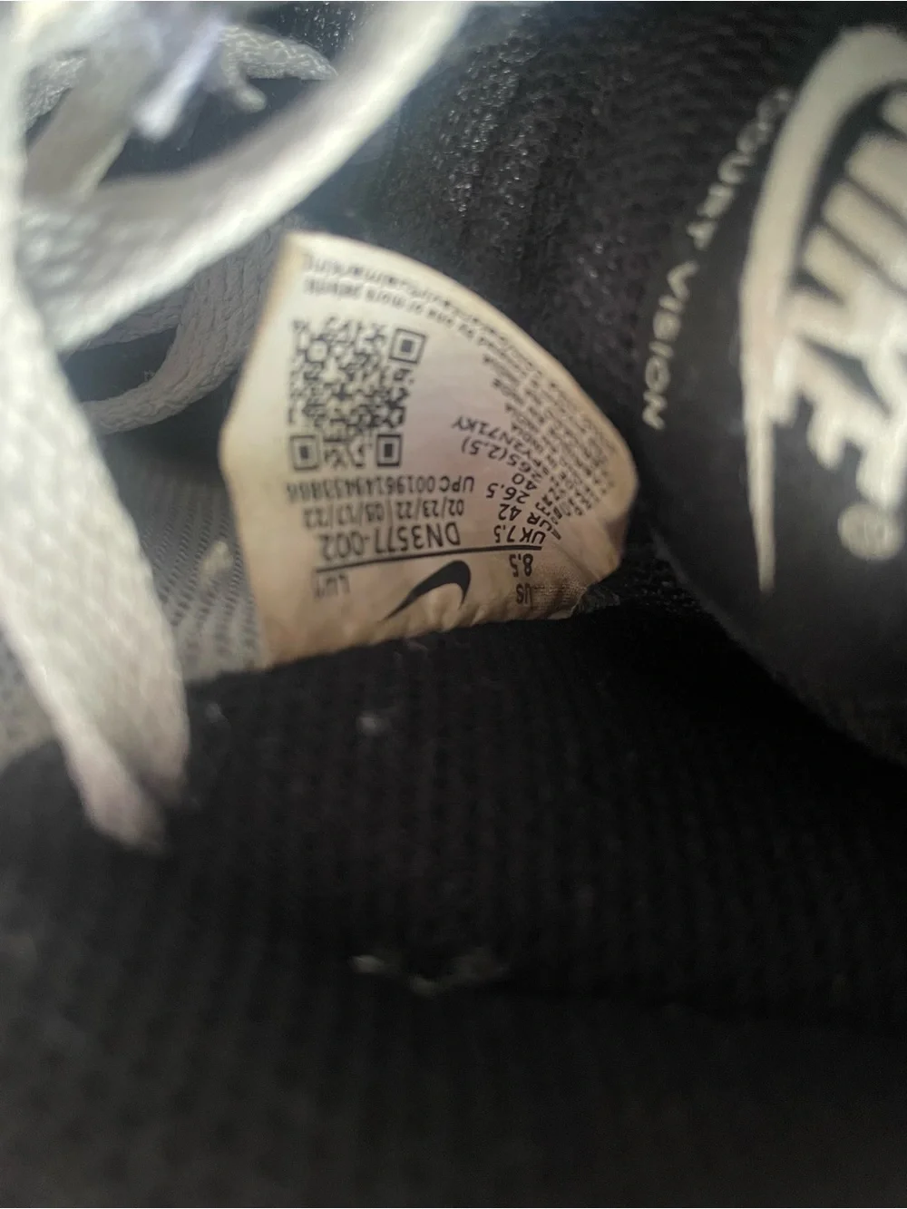 Nike Black and Gray High-Top Sneakers